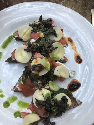 Pizza  at Raw Love - Downtown Tulum in Tulum