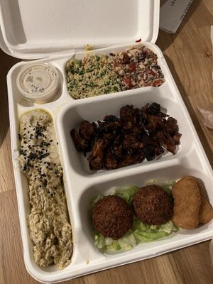 This plate was 20 euros  at Tahina in Tours