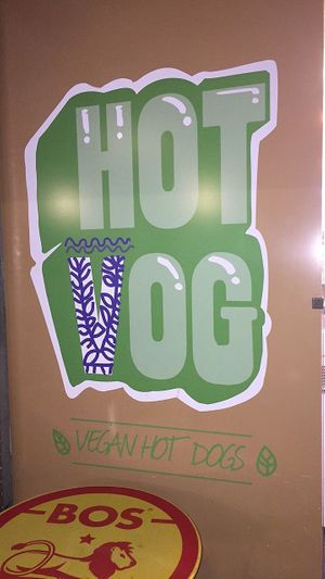 Name on wall at Hot Vog in Paris