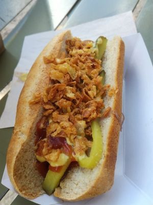 hot dog  at Hot Vog in Paris