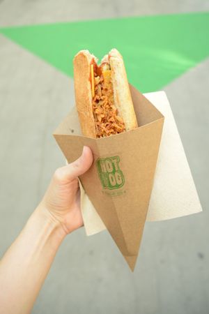 Yummy hot dog ! at Hot Vog in Paris