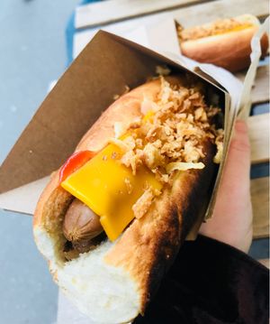 Hot dog   at Hot Vog in Paris