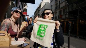 I got a tote bag at Hot Vog in Paris
