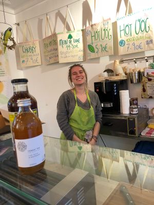 Thank you for such great and friendly service!  The food was so good!  Sitting at an outside table was the perfect Paris experience! at Hot Vog in Paris