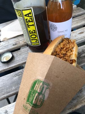 Thank you for such great and friendly service!  The food was so good!  Sitting at an outside table was the perfect Paris experience! at Hot Vog in Paris