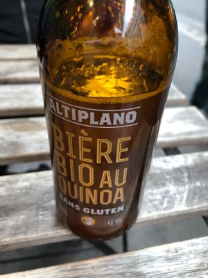 Vegan beer with quinoa and gluten free! at Hot Vog in Paris