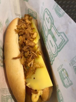  Best seller with cheese at Hot Vog in Paris