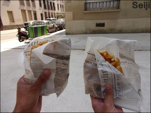 Gaufres sucrées Vegan at Hot Vog in Paris