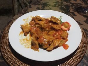 Fried Tofu at Amarta Beach Cottage in Manggis