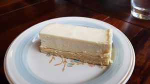 Lemon cake at Les Gourmandises Louca  in Quebec