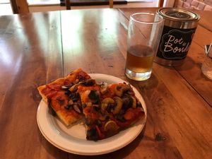 pizza at Les Gourmandises Louca  in Quebec