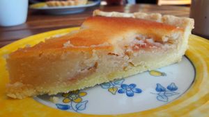 Pear & Almond Tart at Les Gourmandises Louca  in Quebec