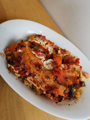 Brown rice pasta at Les Gourmandises Louca  in Quebec