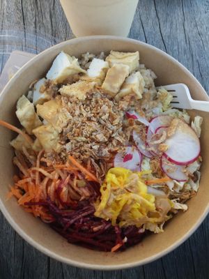 Salad poke at VERD - Scotch Row in Sydney