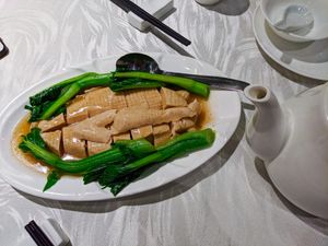 Really good vegan food at You have to go up in an elevator to get to Tong De Veggie at Tong De Veggie 同德素食 in Kowloon