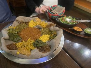   at Beza Ethiopian Food in South East London
