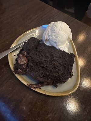 Chocolate cake   at Beza Ethiopian Food in South East London