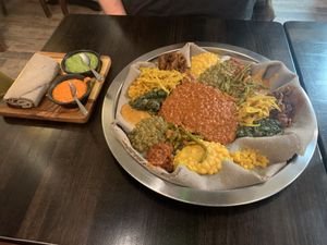   at Beza Ethiopian Food in South East London