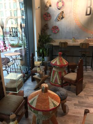 Lots of light! at Beza Ethiopian Food in South East London