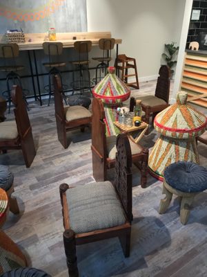 Cozy and authentic interior! at Beza Ethiopian Food in South East London