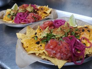 All in nachos at More is More in Gothenburg