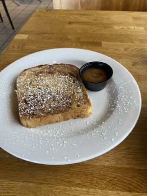 French toast and apple butterr  at Cafe Berlin in Columbia