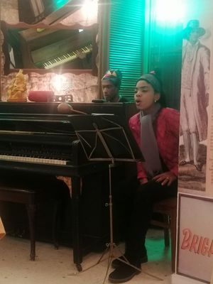 Jazz performance #Veganuary at Buena Vista Curry Club in Havana