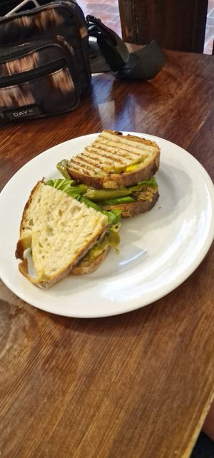 Hummus sandwich (Vegan) at El Cafe in Havana