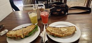 Vegan sandwiches (Missing avocado) at El Cafe in Havana