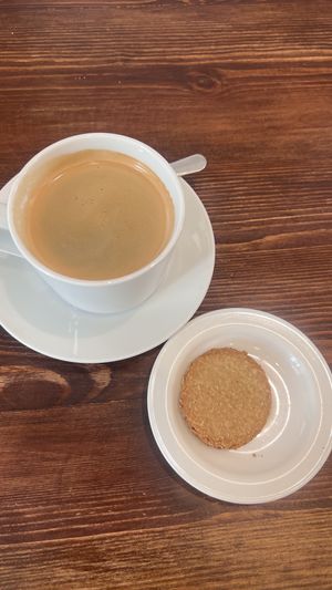 Black long and oat ginger cookie  at El Cafe in Havana