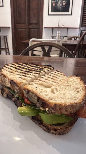Vegan sandwich  at El Cafe in Havana
