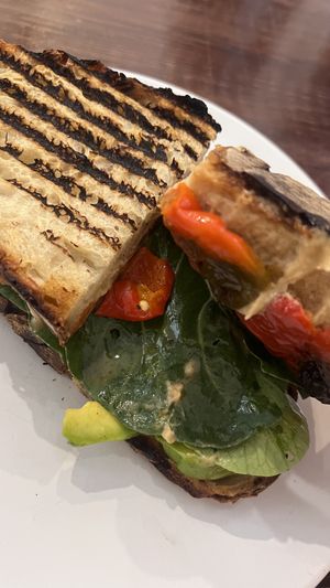 Vegan sandwich  at El Cafe in Havana