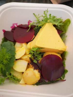 Roasted Carrot and Orange Terrine Salad at Cradle in Sudbury