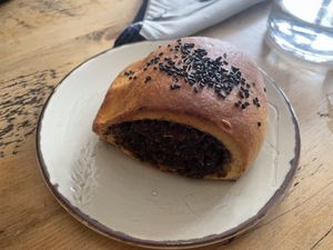 Mushroom pastry at Cradle in Sudbury