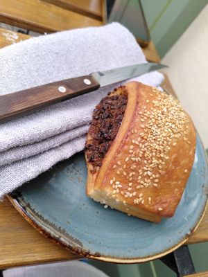 Mushroom baked good at Cradle in Sudbury
