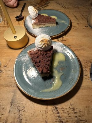 Lemon and chocolate dessert  at Cradle in Sudbury