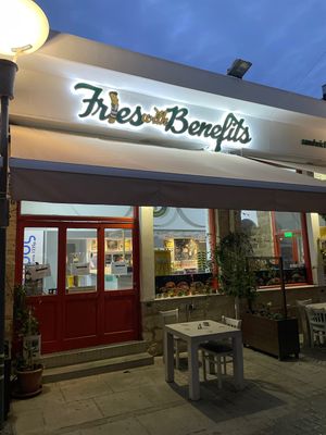 Main entrance   at Fries with Benefits in Limassol