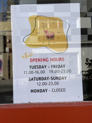 Hours  at Fries with Benefits in Limassol