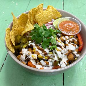 Loaded Taco Bowl at Springhouse in Halifax