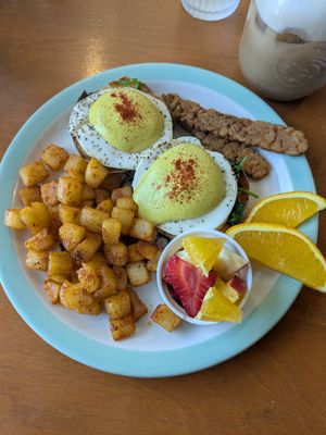 Eggs Florentine at Springhouse in Halifax