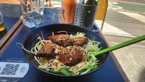 Eggplant vermicelli salad at Saigon Street Eats in St Kilda