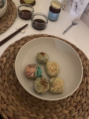 Vegan home-kit from Oh Mei Dumpling, a regular at grub and maker’s market.  at GRUB in Manchester