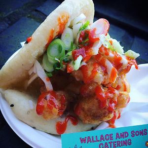 Wallace and sons Cauliflower bao at GRUB in Manchester