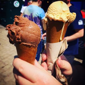 Gingers Comfort Emporium ice cream  at GRUB in Manchester