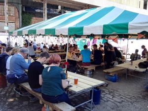 Outside Venue at GRUB in Manchester