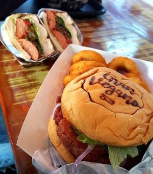 Happy Puh (front) and Vira Lata at Gran Vegano in Sao Paulo