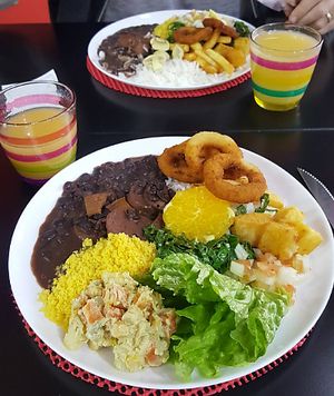 Lunch at Gran Vegano in Sao Paulo