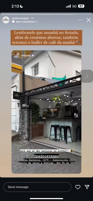   at Padoca Vegan in Sao Paulo