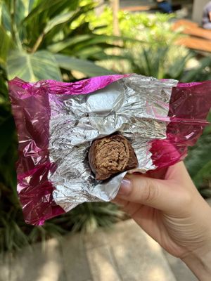 Bombom “sonho de valsa"  at Padoca Vegan in Sao Paulo