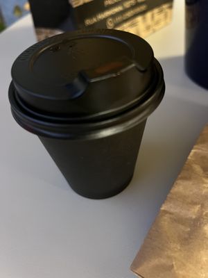 Hot chocolate - very chocolaty  at Padoca Vegan in Sao Paulo